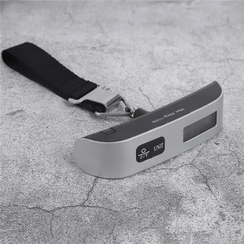Portable Scale Digital LCD Display 110lb/50kg Electronic Luggage Hanging Suitcase Travel Weighs Baggage Bag Weight Balance Tools Best Products Online