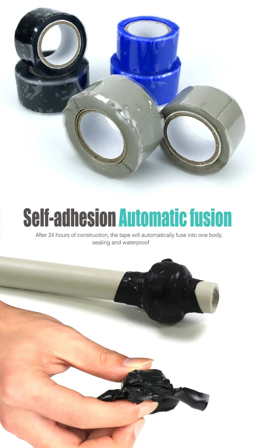 Super Strong Waterproof Stop Leaks Seal Repair Performance Silicone Adhesive Insulating Duct Tapes Best Products Online