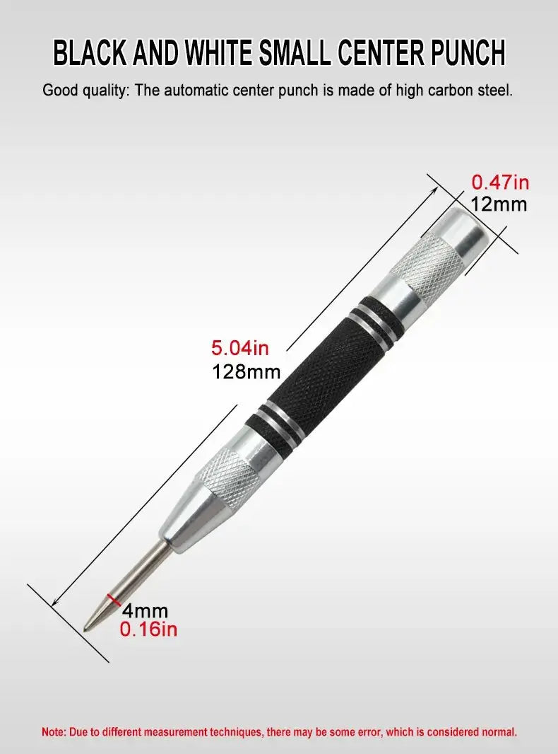 2pc Spring Type Automatic Center Punch Locator Glass Striker Window Breaker Punch Centering Punch Punch Tool Best Products Online