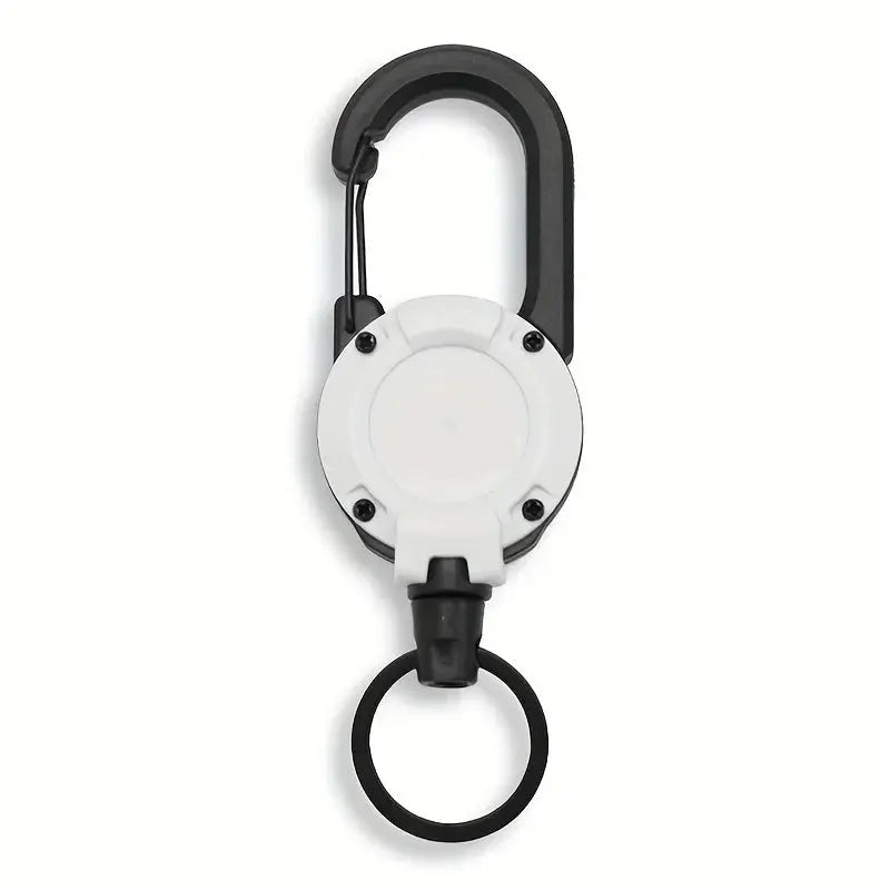 1/2/4pcs Extendable Retractable Holders Keychain Badge Reels Heavy Duty Clip With Carabiner Key Chain For Men Outdoor Bags Best Products Online
