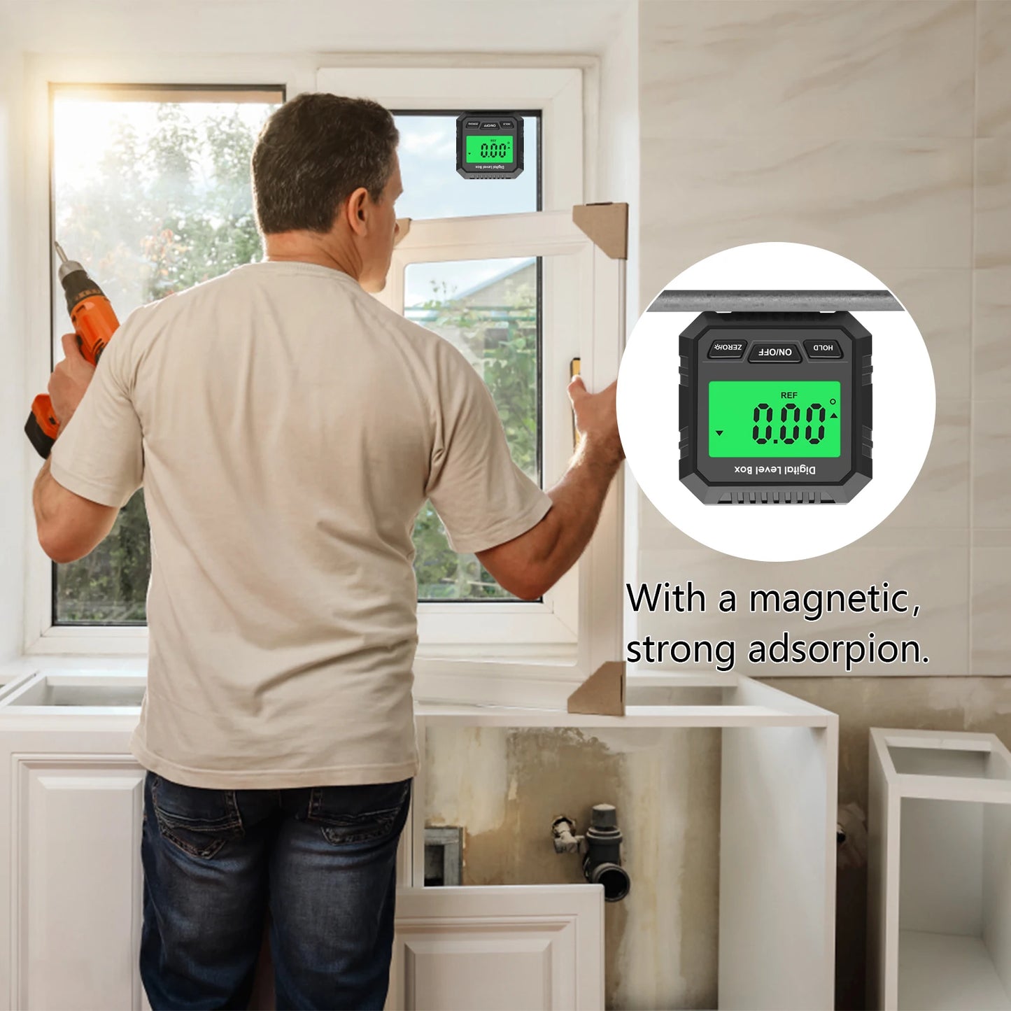 Digital Inclinometer Electronic Goniometer 360° Angle Meter Level