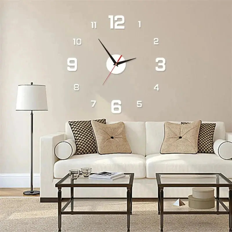Luminous Digital Clock DIY Stereoscopic Wall Clock Silent Clock Living Room Bedroom Wall Clock Home Decorations Best Products Online