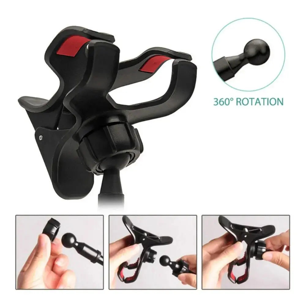 Lazy Bedside DesktopMobile Phone Clamp Bracket Flexible Long Arm Gooseneck Lazy Person Bracket With Handle Overhead Live Bracket Best Products Online