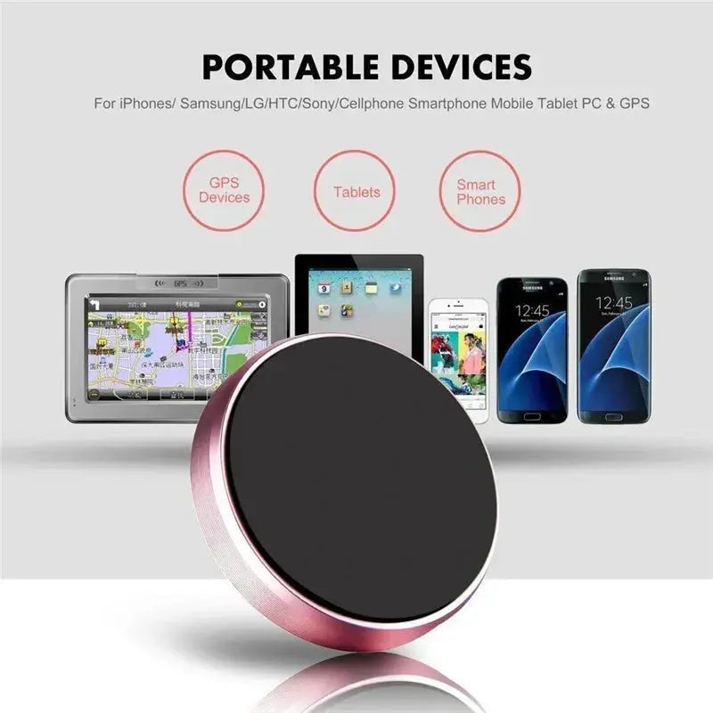 Magnetic Phone Car Holder Stand Universal Magnetic Mount Bracket Stick on Car Dashboard Wall for iPhone Samsung Xiaomi Huawei Best Products Online