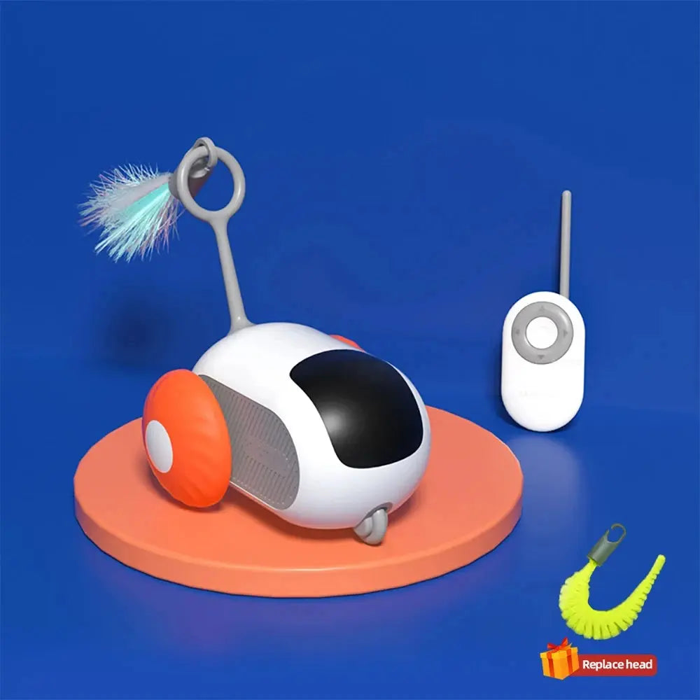 Smart Cat Toy 2 Modes Automatic Moving Remote Controlled Toy Car for Cats Dogs Interactive Playing Kitten Training Pet Supplies Best Products Online