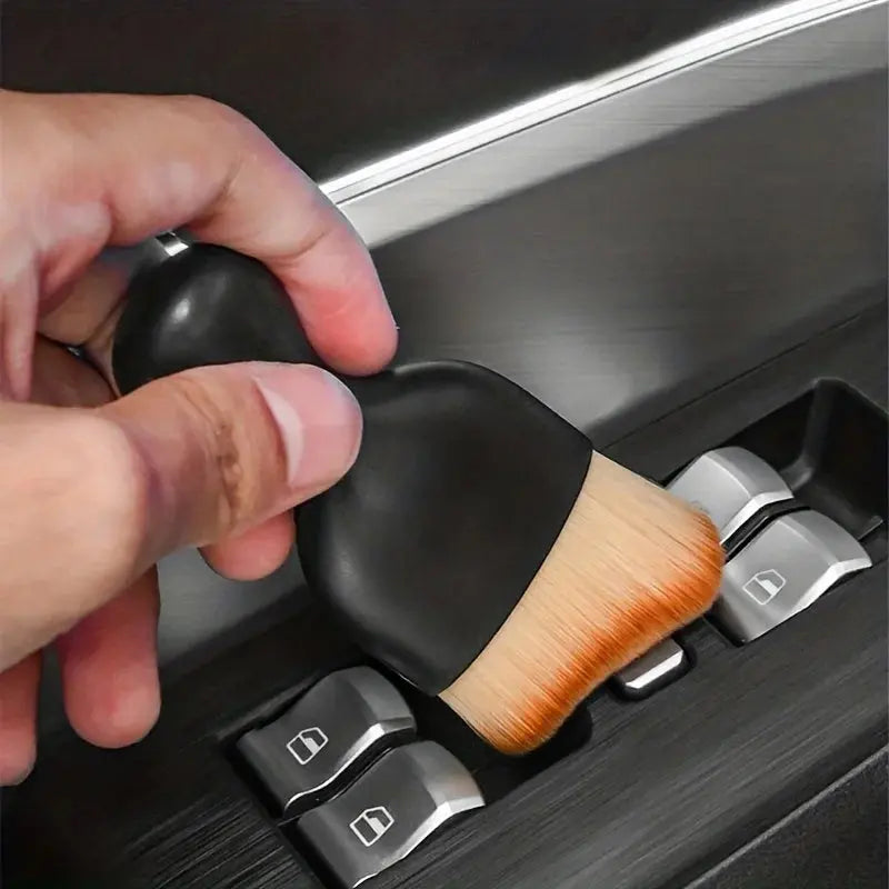 2 Pcs Car Interior Dust Sweeping Soft Brush Car Washing Tool Multifunctional Keyboard Gap Car Dust Brush Cleaning Brush Best Products Online
