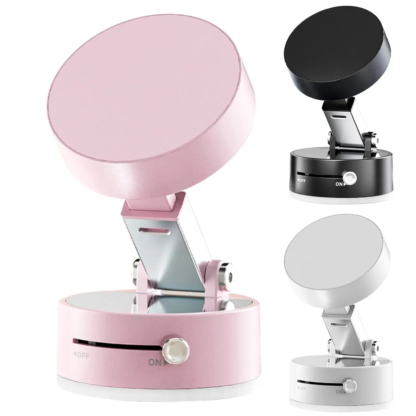 Vacuum Suction Cup Magnetic Car Phone Holder Double-Sided Foldable Magnetic Auto Phone Bracket For Car Interior Accessories Best Products Online