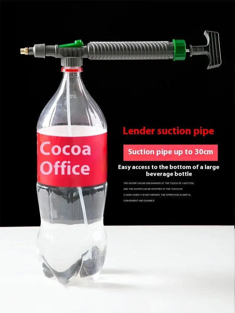 Watering Irrigation High Sprayer Water Pressure Flower Garden Gun Sprayer Head Juice Bottles Interface Plastic Trolley Spray Best Products Online