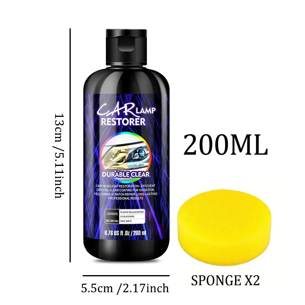 Car Headlight Restoration Polishing Headlamp Scratch Remover Repair Cleaning Paste Remove Oxidation Headlight Polish Liquid Best Products Online