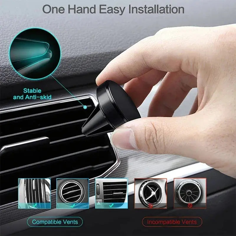Magnetic Phone Holder in Car Stand Magnet Cellphone Bracket Car Magnetic Holder for Phone for iPhone 15 14 13 12 Huawei Xiaomi Best Products Online