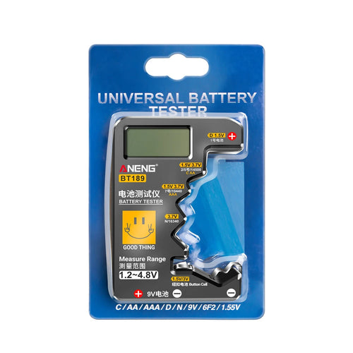 Ultra-small Battery Tester 9V AA AAA Button Cell Universal Household