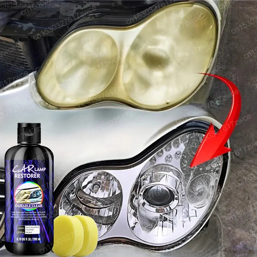 Car Headlight Restoration Polishing Headlamp Scratch Remover Repair Cleaning Paste Remove Oxidation Headlight Polish Liquid Best Products Online