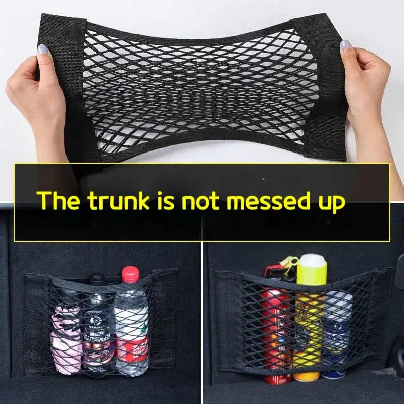 Luggage Storages Car Trunk Storage Bag Double Stretch Velcro Car Storage Net Bag Mesh Storages Net Bag Car Net Best Products Online