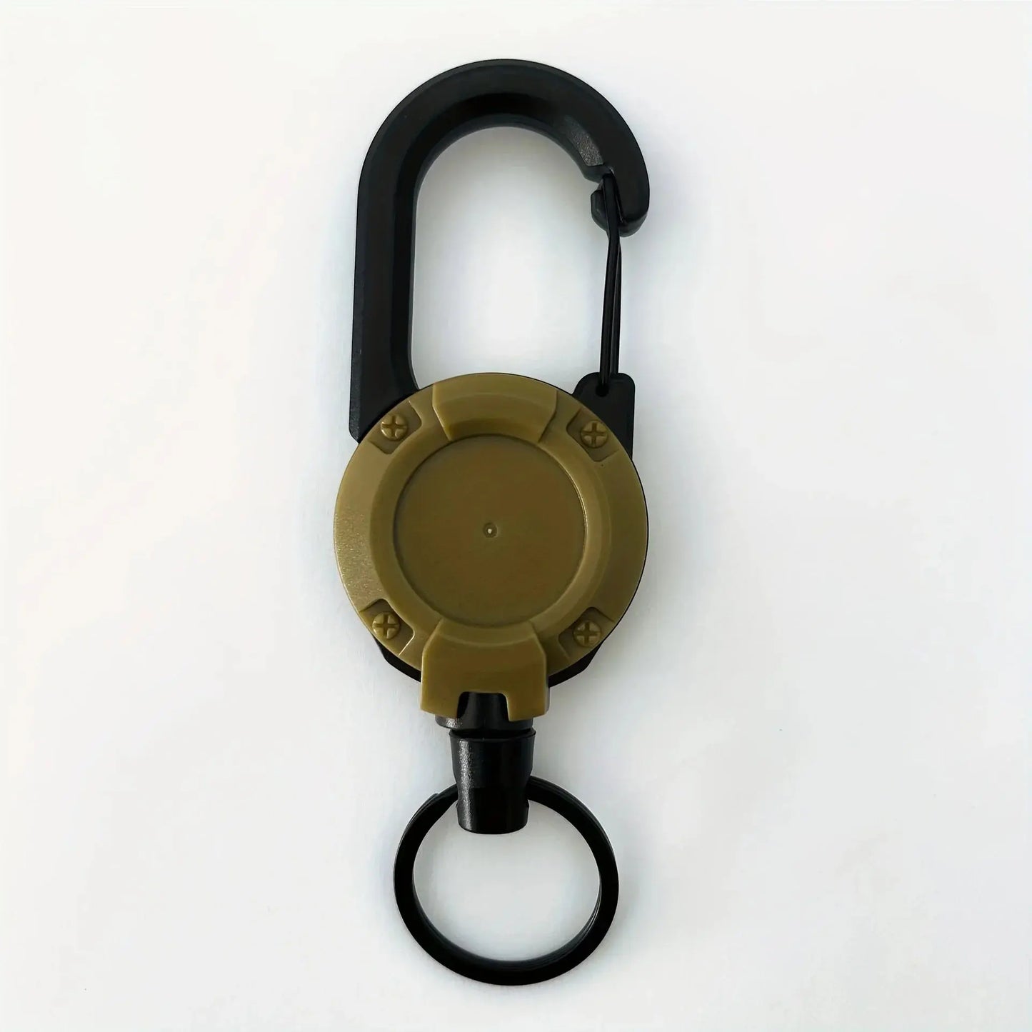 1/2/4pcs Extendable Retractable Holders Keychain Badge Reels Heavy Duty Clip With Carabiner Key Chain For Men Outdoor Bags Best Products Online