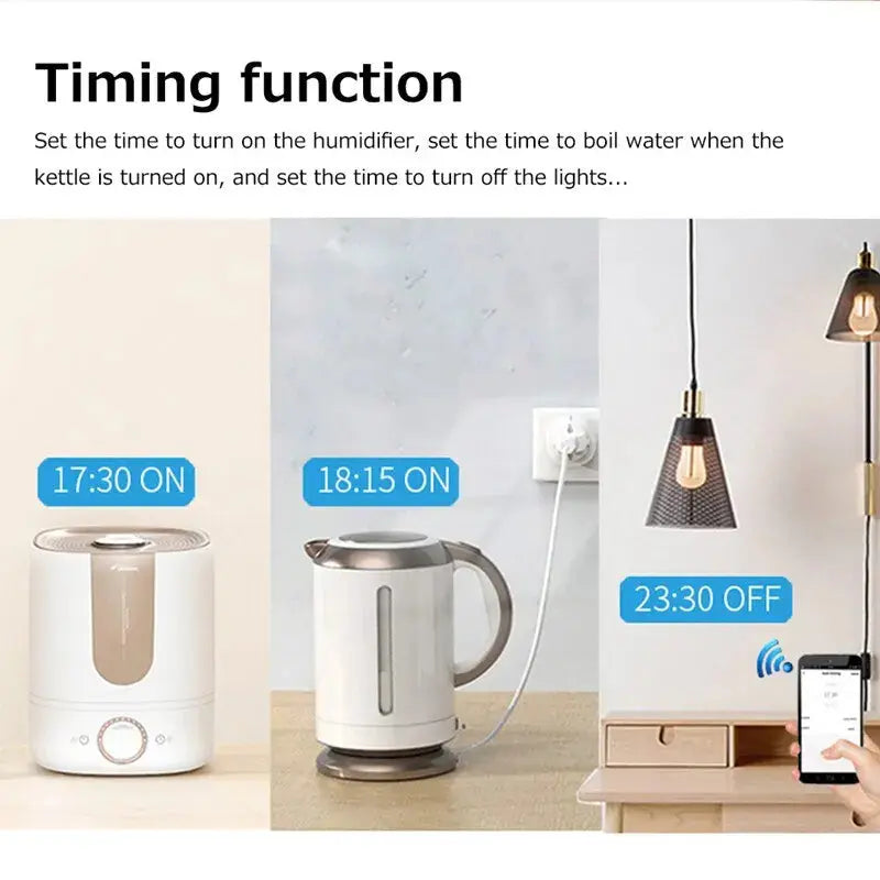 16A WiFi Smart Switch DIY Wireless Tuya Smart Home Alexa Yandex Alice Mini Interruptor Two Way Voice Control Smart Life Best Products Online