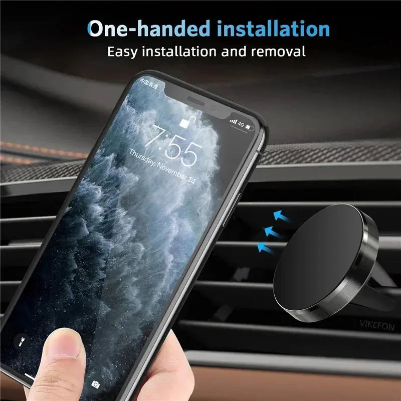 Magnetic Phone Holder in Car Stand Magnet Cellphone Bracket Car Magnetic Holder for Phone for iPhone 15 14 13 12 Huawei Xiaomi Best Products Online