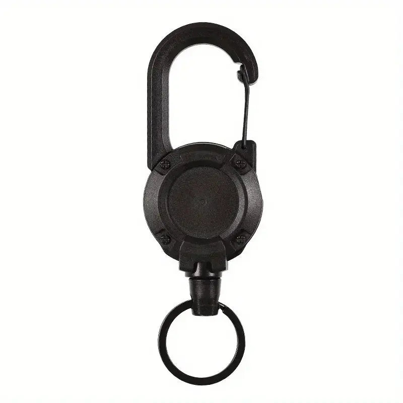1/2/4pcs Extendable Retractable Holders Keychain Badge Reels Heavy Duty Clip With Carabiner Key Chain For Men Outdoor Bags Best Products Online