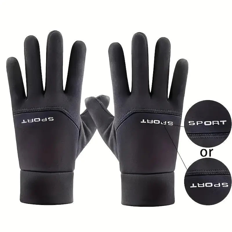 Autumn and Winter Fleece-Lined Touchscreen Gloves for Men, Warm Hand Covers Best Products Online