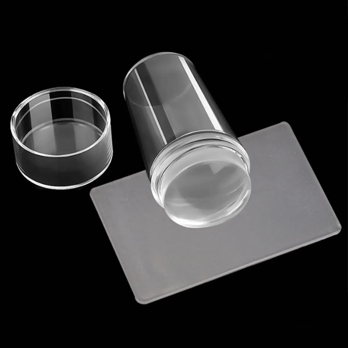 Fast and Easy French Tip Nail Art with Clear Silicone Stamper and Scraper Best Products Online