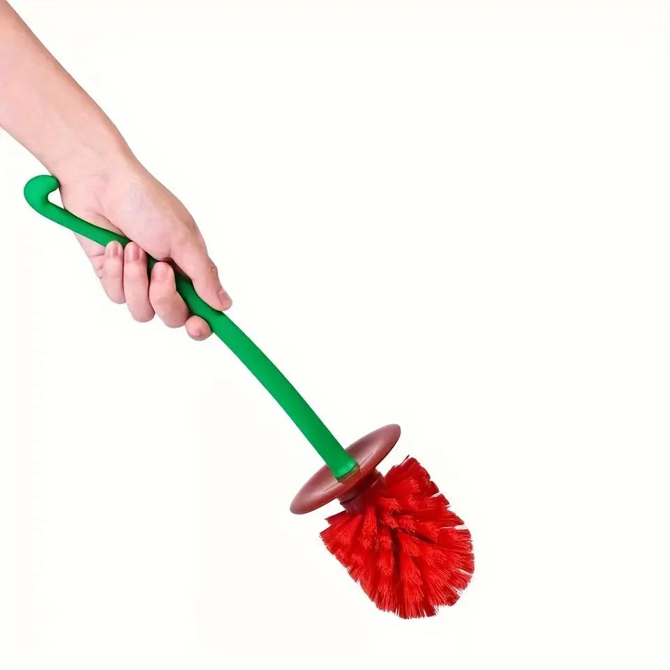 1-Set Cherry-Shaped Toilet Brush and Holder- Durable, Space-Saving Bathroom Cleaning Tool Best Products Online