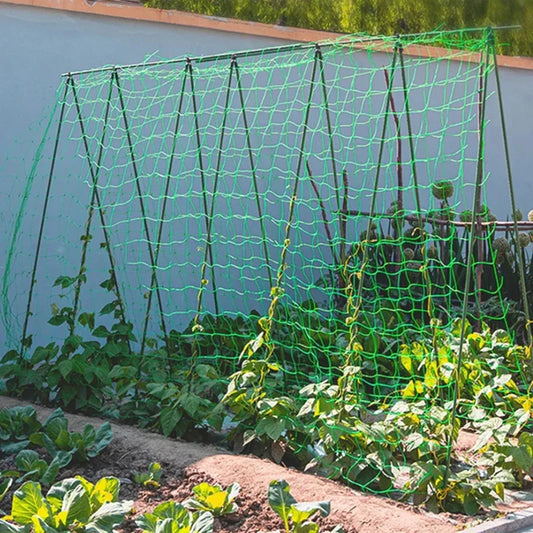 Plant Trellis Pergolas, Heavy-Duty Polyester Grow Net, Garden Trellis Netting With Square Mesh For Climbing Plants, Vegetables,