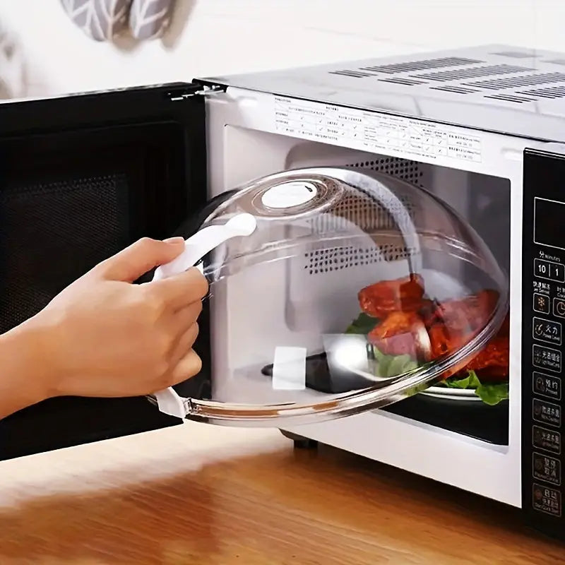1pc Food Cover, Microwave Oven Heating Cover, Screen Protector For Food For Hot Dishes, Oil Proof Splash Proof Cover, Fresh-keeping Cover, Kitchen Supplies Best Products Online
