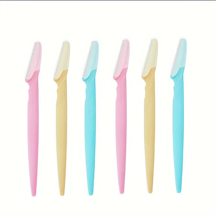 3-24pcs Eyebrow Razor Shaper Set, Facial Hair Remover Trimmer Grooming Kit for Women And Men, Stainless Steel, Non-Electric, No Battery Needed, with Various Colors for Versatility Best Products Online