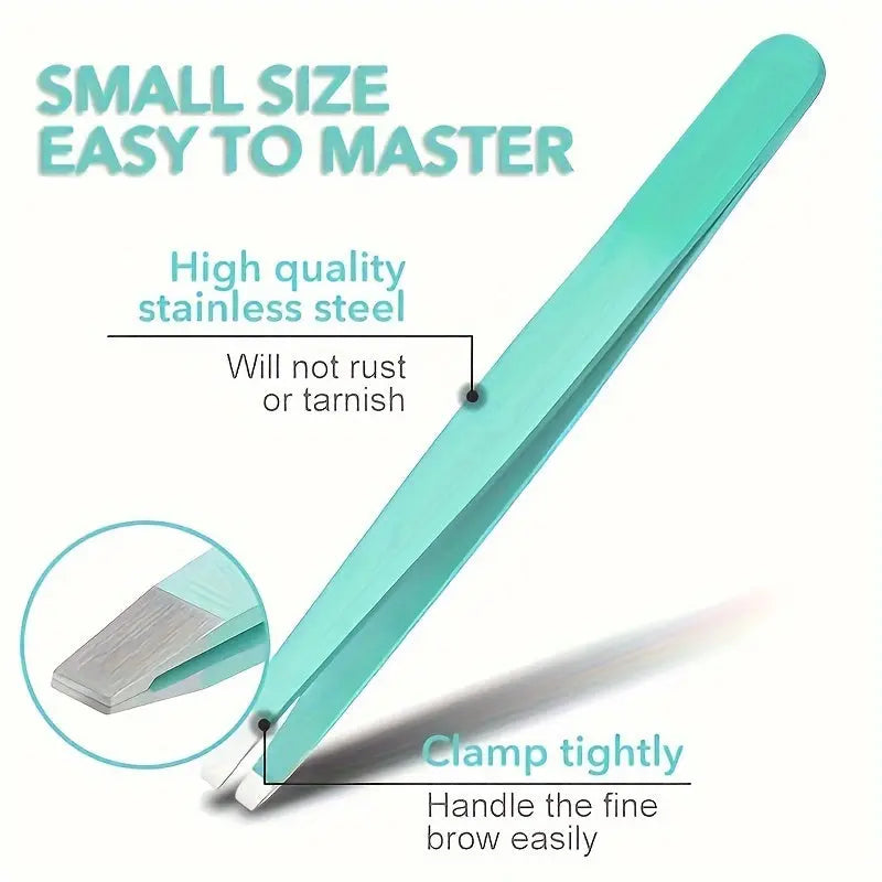 1pcs/4pcs Tweezers For Eyebrows, Slant Tip/ Angled Tip Eyebrow Tweezers, Precision For Eyebrows Facial Hair, Ingrown Hair Best Products Online