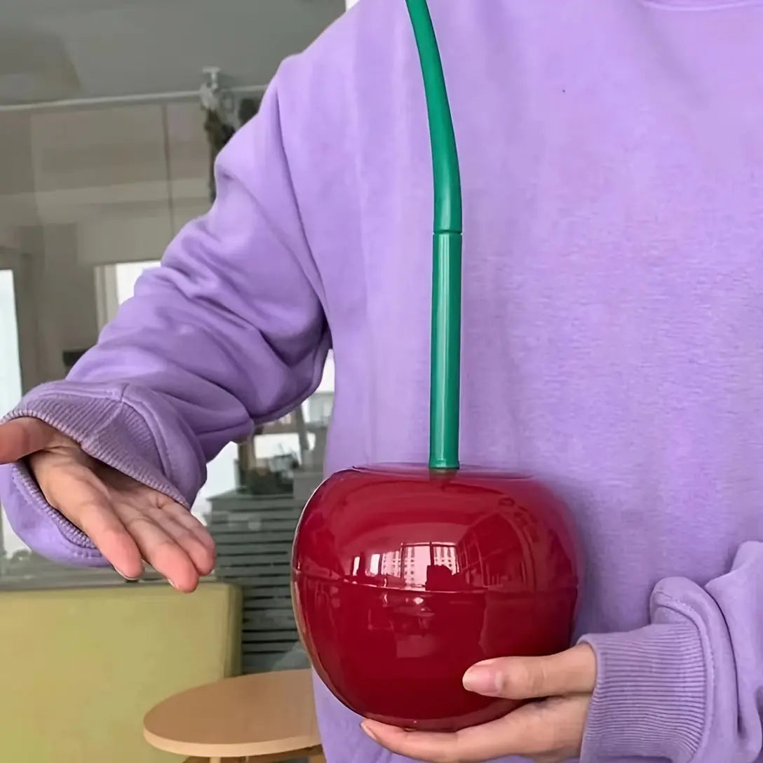 1-Set Cherry-Shaped Toilet Brush and Holder- Durable, Space-Saving Bathroom Cleaning Tool Best Products Online