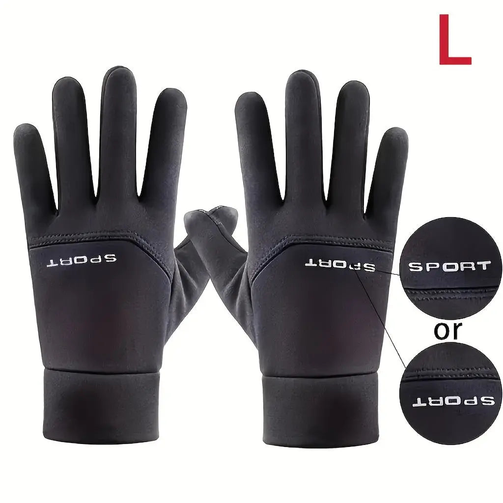 Autumn and Winter Fleece-Lined Touchscreen Gloves for Men, Warm Hand Covers Best Products Online