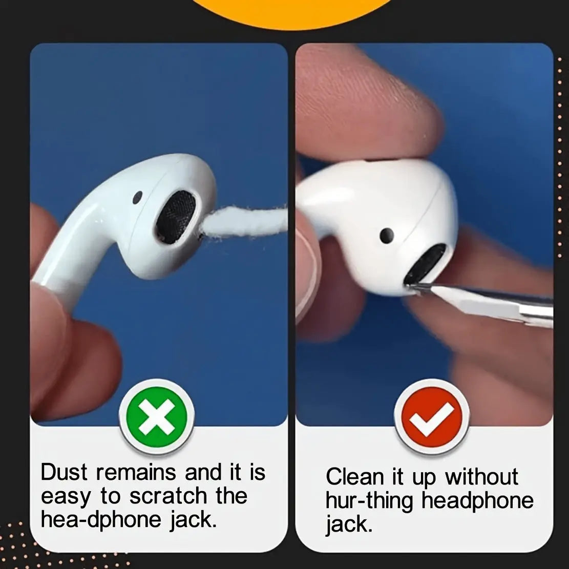 Multifunctional Earphone Cleaning Brush Kit - Perfect For AirPods, Computer, Camera & Mobile Phones! Best Products Online