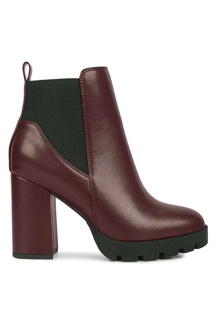 Bolt Chelsea Boot Ruby Smudge