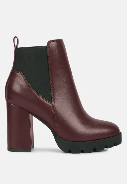 Bolt Chelsea Boot Ruby Smudge