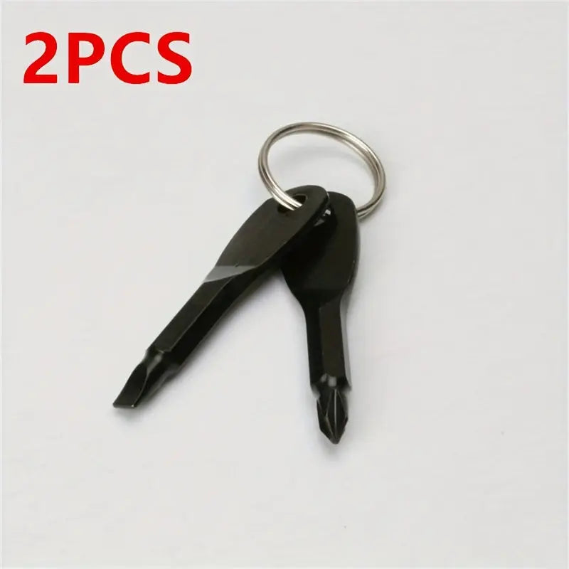 2pcs Mini Screwdriver Keychain - Compact, Portable Metal Tool for Everyday Use Best Products Online