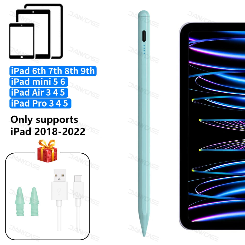 For Apple Pencil 2 Wireless Charging Palm Rejection Stylus Pen for iPad Air 4 5 Pro 11 12.9 Mini 6 Accessories for iPad Pencil
