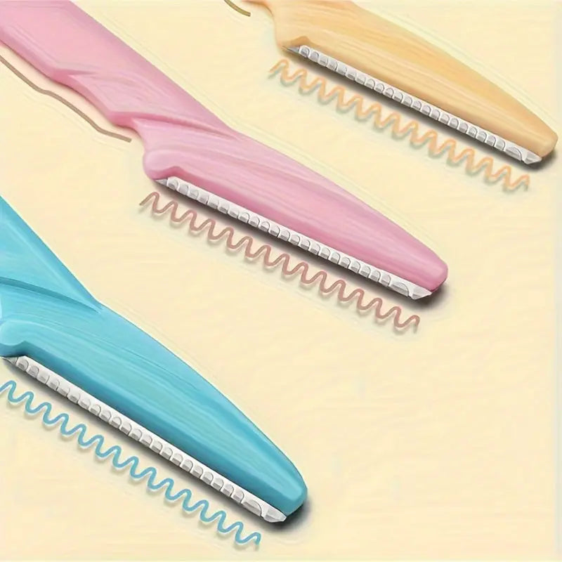 3-24pcs Eyebrow Razor Shaper Set, Facial Hair Remover Trimmer Grooming Kit for Women And Men, Stainless Steel, Non-Electric, No Battery Needed, with Various Colors for Versatility Best Products Online