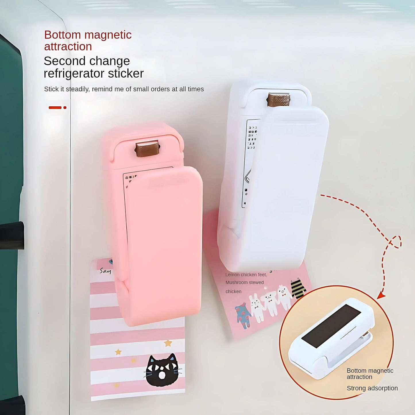 1pc Mini Vacuum Food Sealer Machine with Digital-like Operation - Cordless Portable Handheld Device, One-Touch Seal System, Low-Loss Heating Technology & Ergonomic Design for Freshness Preservation, White/Pink, Compatible wit Best Products Online