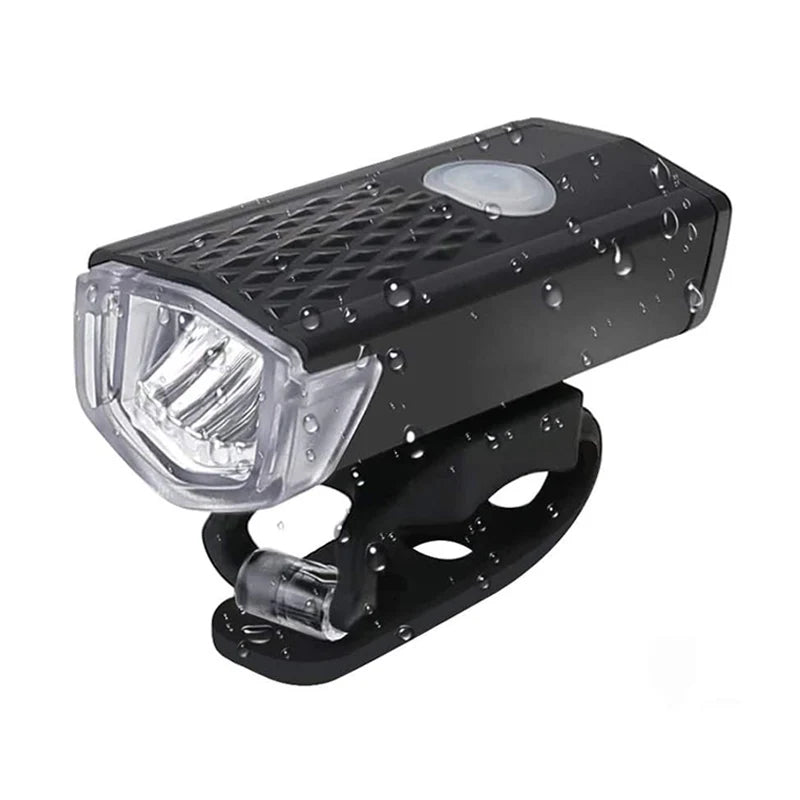 MTB Bike Lights Set USB LED Rechargeable Waterproof Mountain Bike Headlight Bicycle Light Front Warning Cycling Accessorie