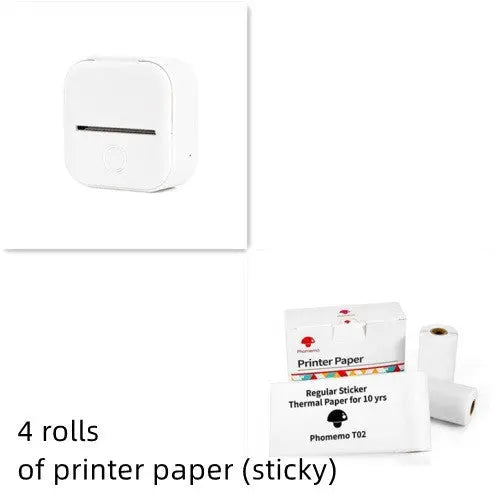 Portable Mini Thermal Label Printer Home Photo Printer Student Wrong Question Printer Bluetooth-compatible Mini Label Printer Price Tag Wholesale Best Products Online