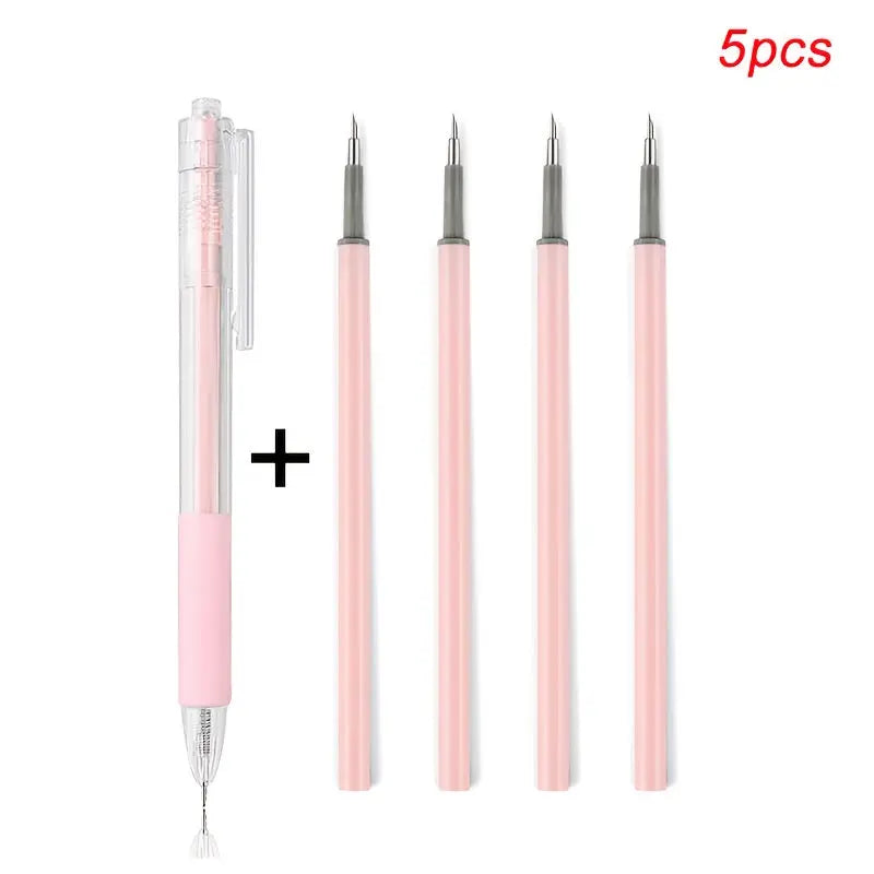 5pcs/set 6pcs/set Art Utility Knife Pen Knife Cut Stickers Scrapbooking Cutting Tool Express Box Knife School Supplies DIY Craft Supplies Best Products Online