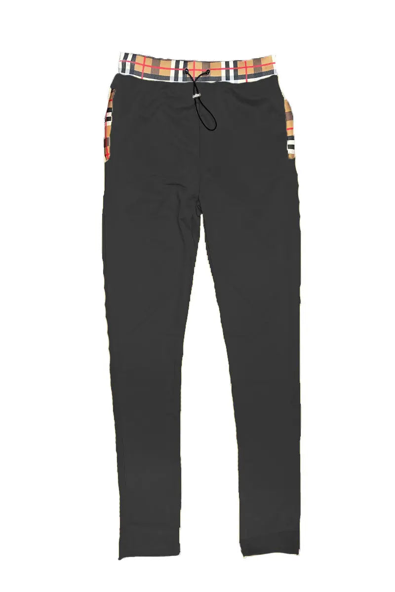 Checkered Polo and Pant Set Lime Milo