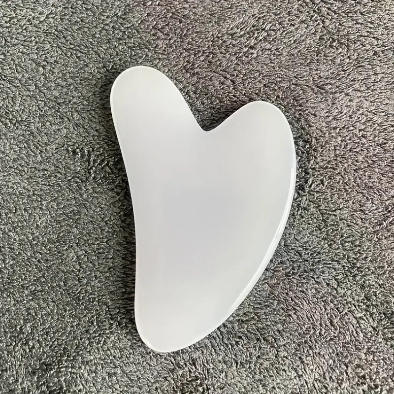 Heart-Shaped Massage Tool - Pastel pink Facial & Body Scraping board for Light Beige Care, Muscle Toning, Hair Removal - Durable & Easy-Clean Surface - Salon or Home Spa Use - Beauty Device, Massager for Body, Soothing Aesthe Best Products Online