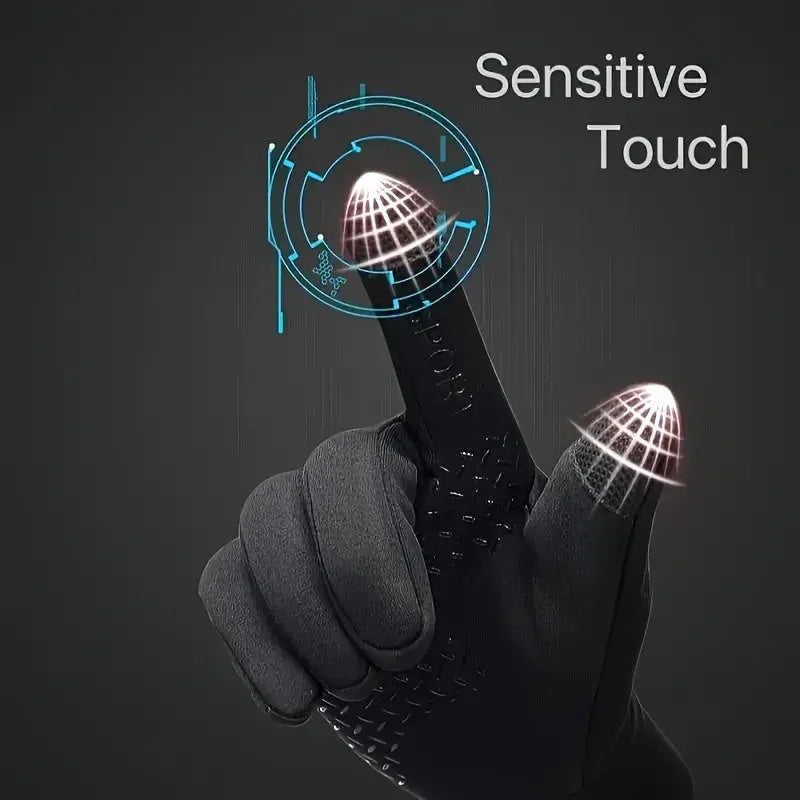 Autumn and Winter Fleece-Lined Touchscreen Gloves for Men, Warm Hand Covers Best Products Online