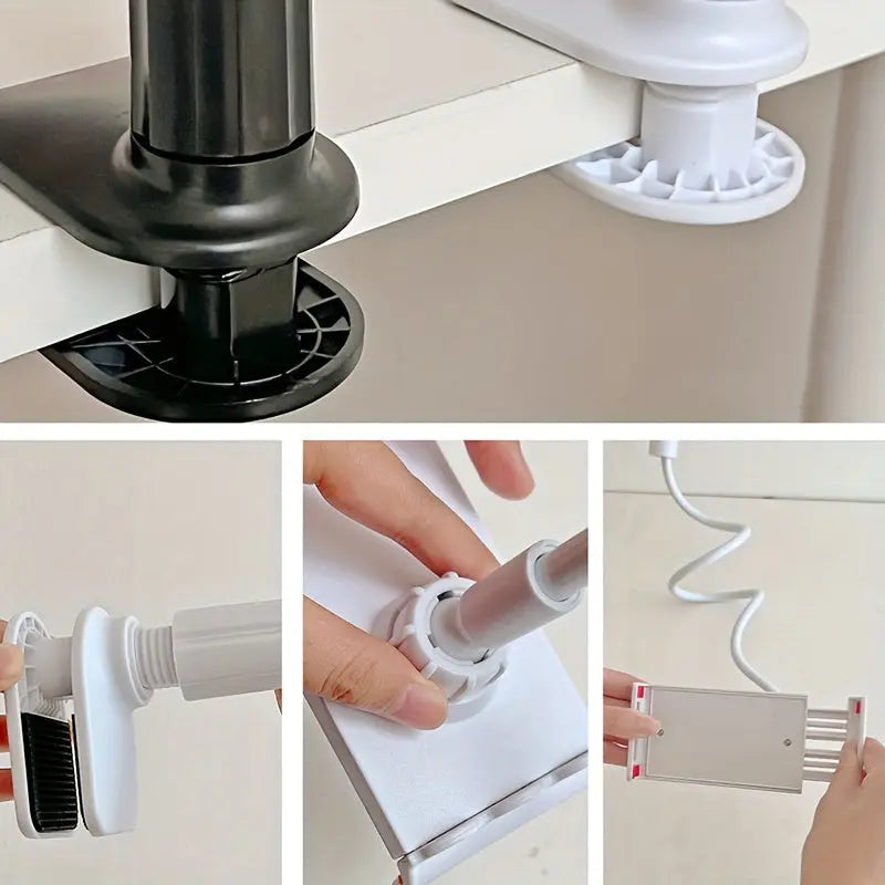 360° Rotating Tablet Phone Holder Spiral Base Lazy Stand Mobile Phone Tablet Bedside Stand Bed Lazy Stand Best Products Online