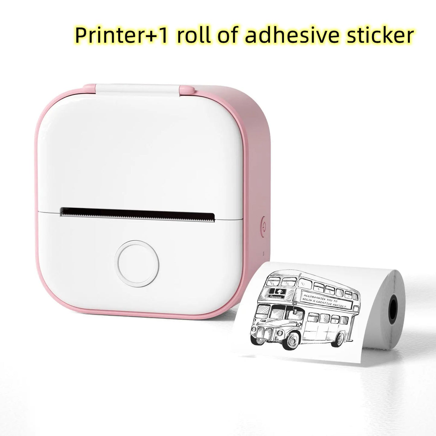 Portable Mini Thermal Label Printer Home Photo Printer Student Wrong Question Printer Bluetooth-compatible Mini Label Printer Price Tag Wholesale Best Products Online