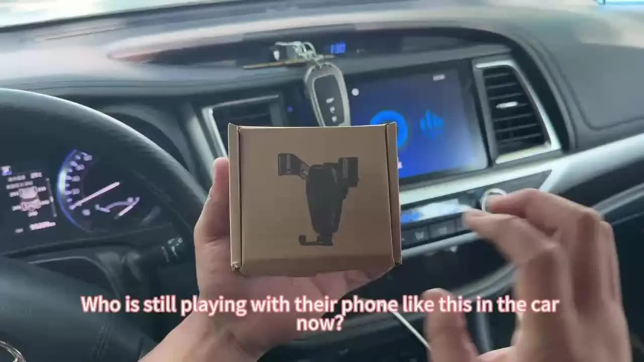 Car Navigation Mobile Phone Holder Car Air Outlet Anti Shaking Gravity Car Holder Factory Mobile Phone Holder Best Products Online