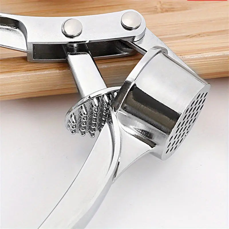 1pc RZSYZH Heavy-Duty Garlic Press, Ginger Crusher, Lemon Squeezer - Heavy-Duty Manual Crusher with Efficient Crushing, Compact Design for Kitchen, Restaurant, Home - Easy-Clean Garlic Press Tool for Garlic, Ginger, Lemon, Co Best Products Online