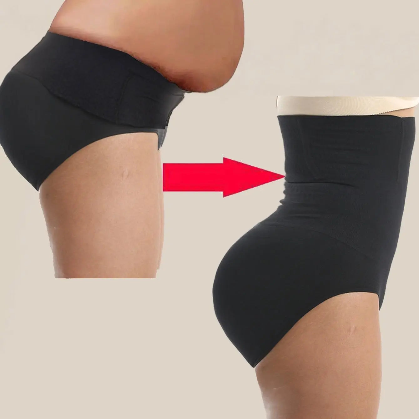 1 Pcs High Waist Shaping Panties Waist Trainer Body Shaper Tummy Sheath Woman Flat Belly Control Panties Hip Butt Lifter Briefs Panty Women Underwear Shapewear Best Products Online