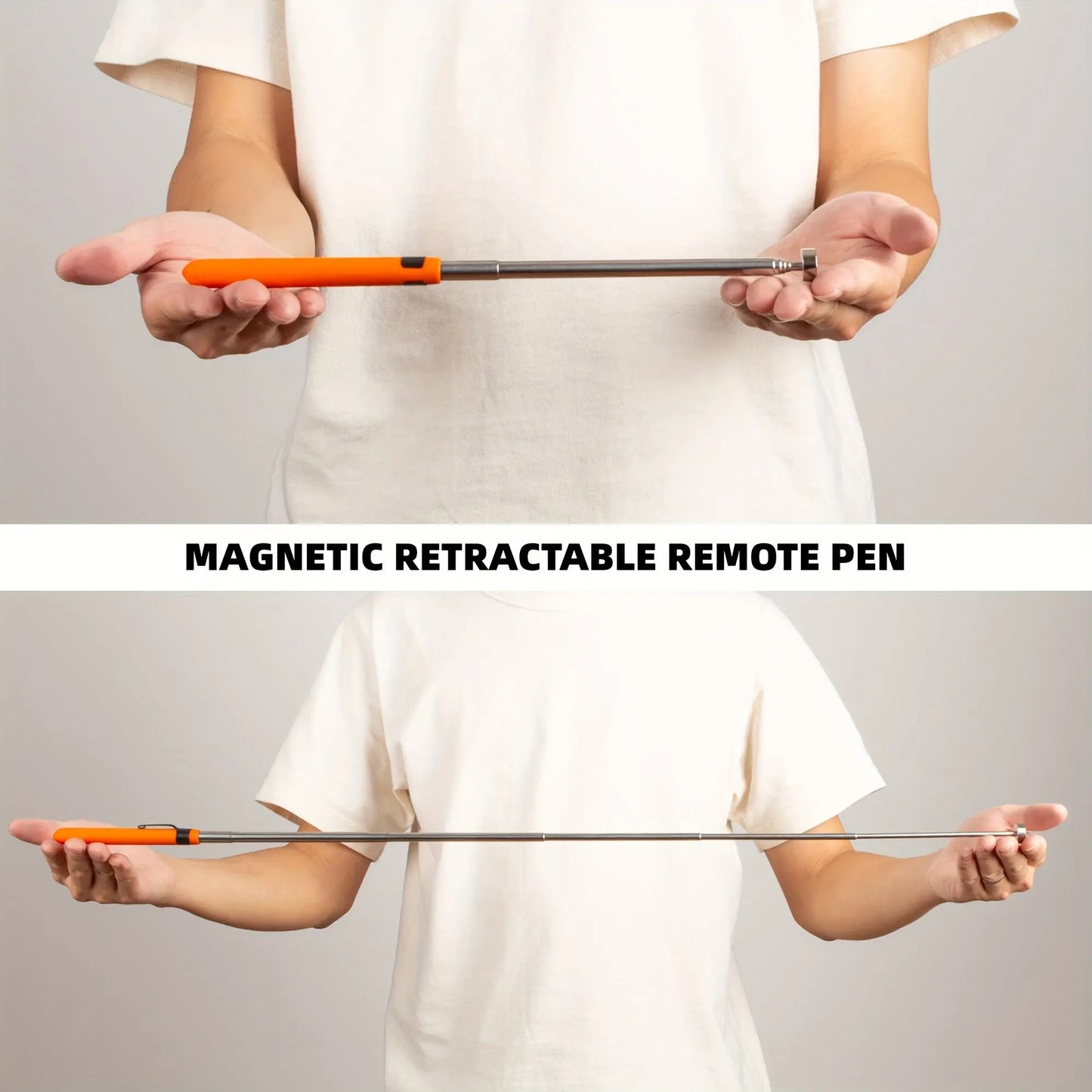 QVAMILLT Magnetic Pickup Tool - Durable Metal, Polished Finish, Magnet for Easy Retrieval of Iron Objects, Ideal for Metal Surfaces, Industrial Stability| Magnet Tool|Metal Construction, Magnetic Pickup Tool Best Products Online