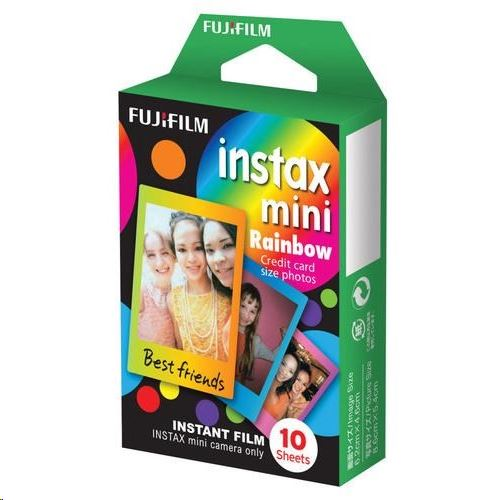 FujiFilm Instax Film Mini Rainbow rámeček (10ks) (4547410225754)-0